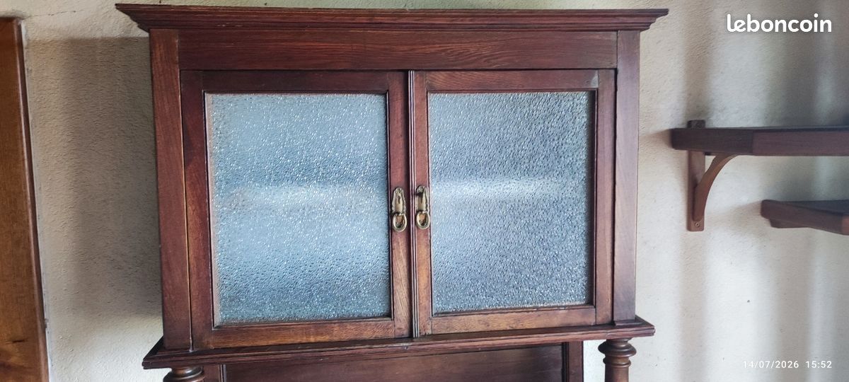 Buffet Vaisselier ancien 2 corps merisier (image 4)