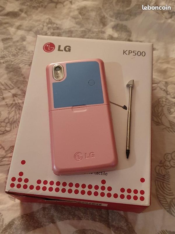 Téléphone Mobile LG GT400 Rose - Bloqué SFR, Occasion Fonctionnel