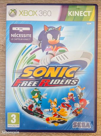 Jeu Sonic Free Riders Xbox 360 - Neuf Sous Blister Scellé, Compatible Kinect
