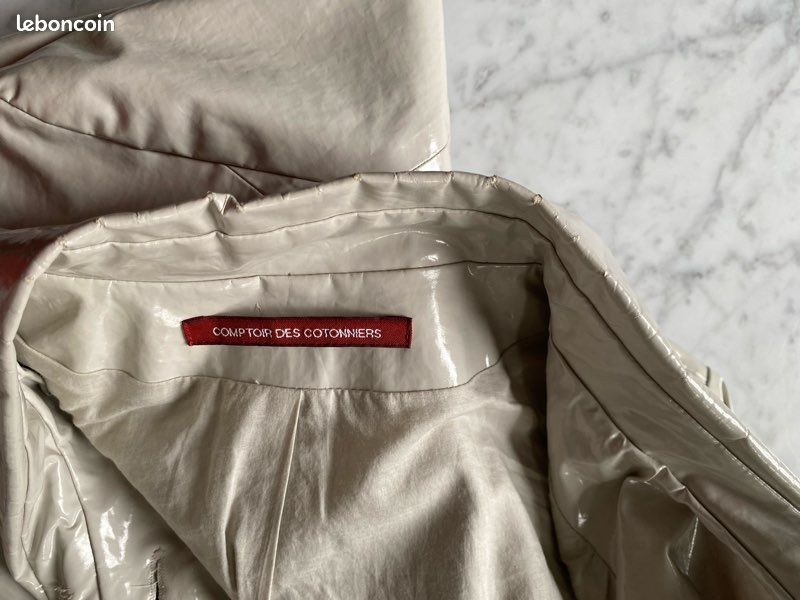 Veste de pluie courte en ciré comptoir des cotonniers (image 6)
