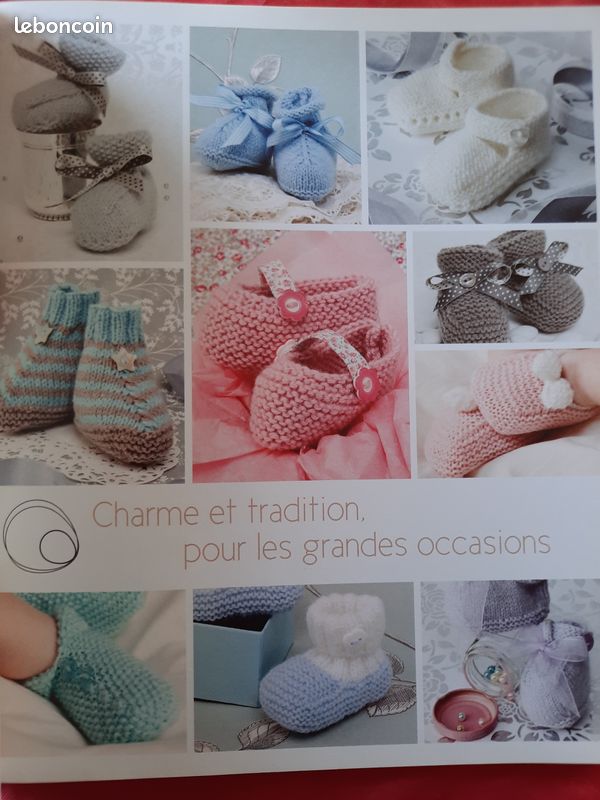 Livre Chaussons de bébé 32 modèles à tricoter (Bergère de France