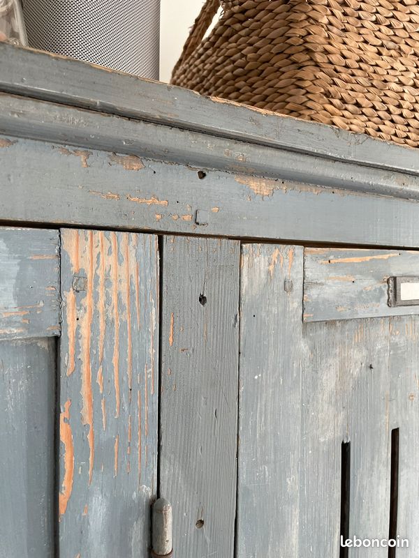 Vestiaire ancien en bois (image 6)