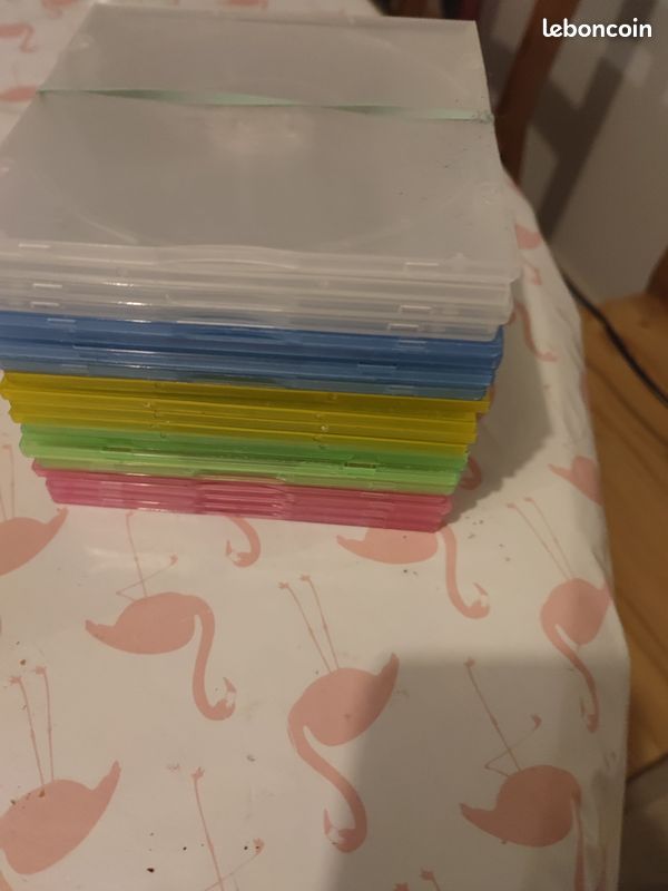 20 boites de CD colorés NEUF (image 2)
