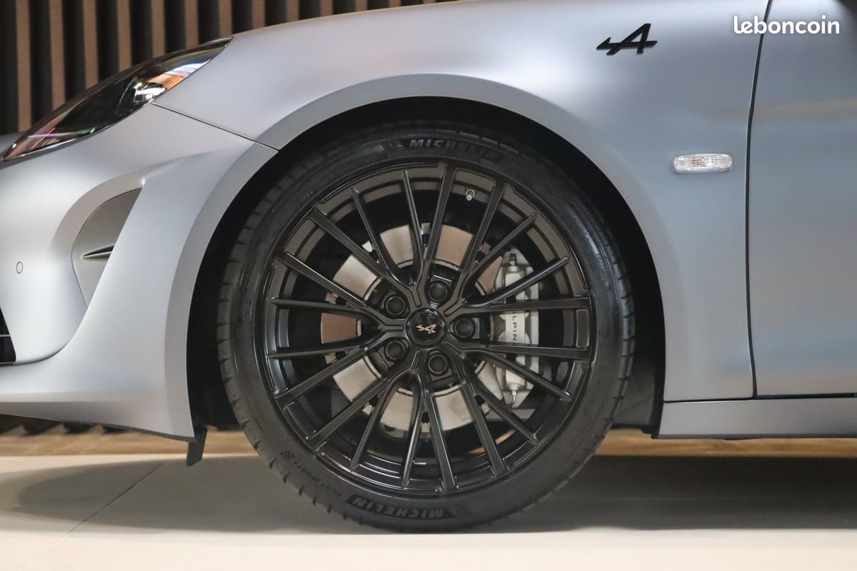 Alpine A110S Enstone Édition 053/300 - Stripping de toit “Union Jack noir” - Peinture Gris Tonnerre Mats - Pack rangement (image 8)