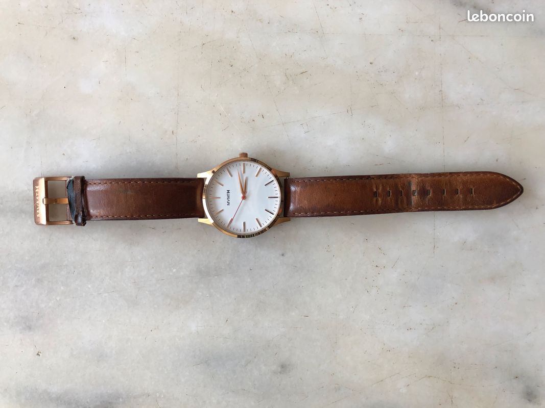 Montre MVMT Marron et Or (image 1)