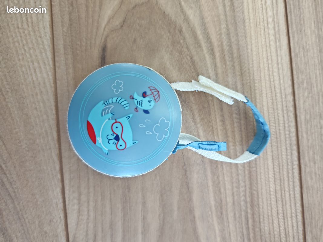 MAM Pod porte-tétine / boite à sucette / Support à tutute bleu clair (image 1)