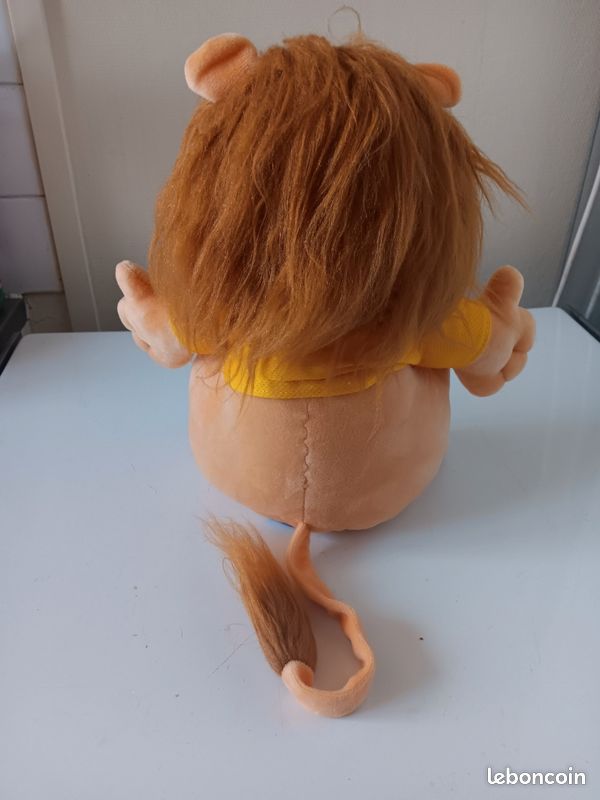 Peluche Lion Crédit Lyonnais Tour De France Vintage - Jouet Collection Cyclisme