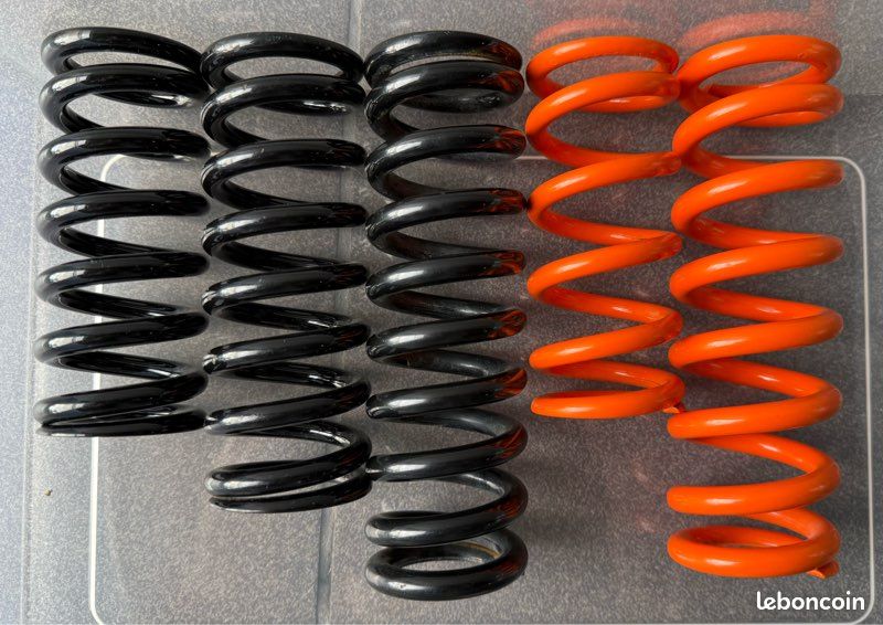 Ressorts amortisseurs Fox DHX Acier noir et SLS orange (image 4)