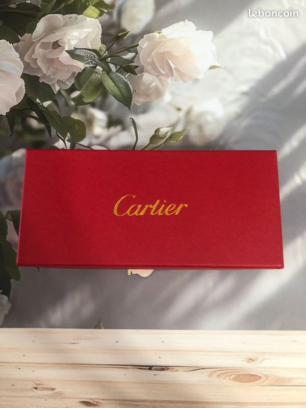 Cartier, plaqué or poli, carré, dégradé, verres (image 3)