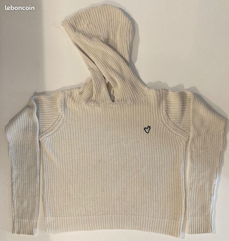 Pull coton blanc cassé Taille S FB sister Knitwear (image 2)