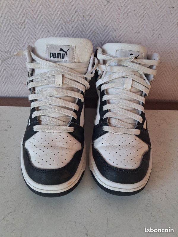 PUMA baskets hautes cuir femme taille 38 (image 4)