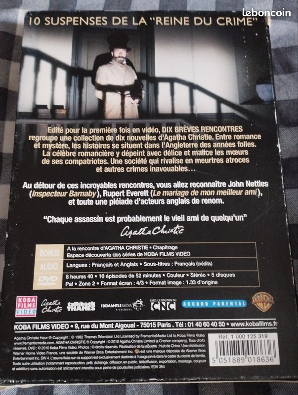 Agatha Christie. Dix brèves rencontres. Coffret 5dvd (image 2)