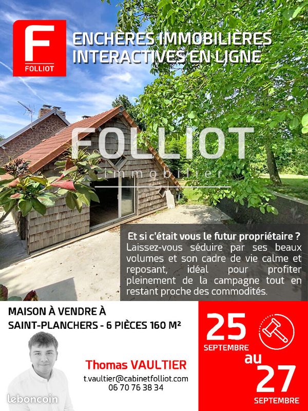 Maison 6 pièces 160 m² · à Saint-Planchers · 160 m² · 280 000 €