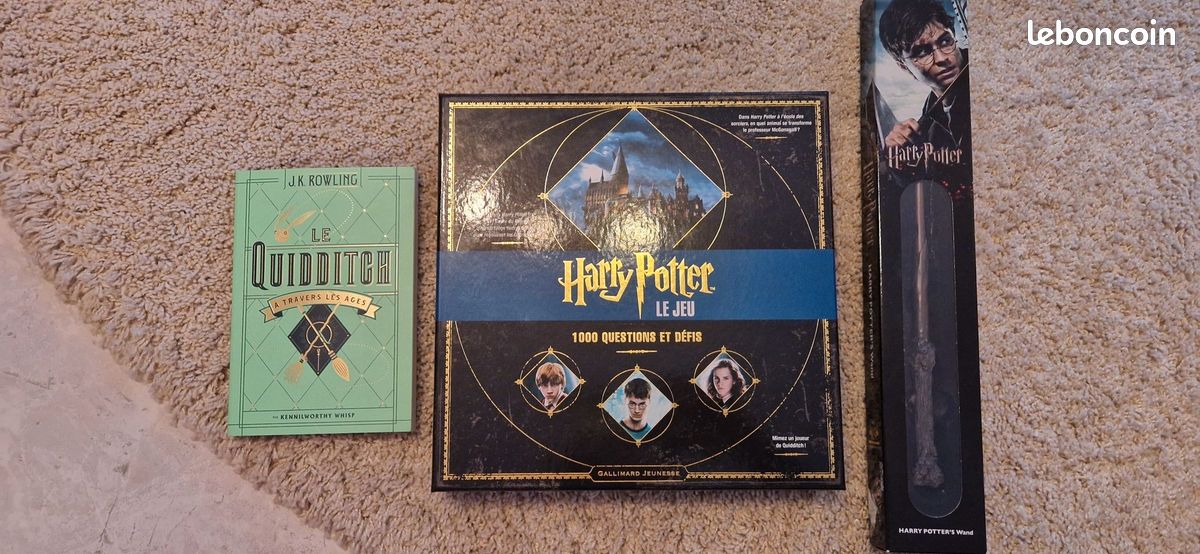 Jeu Harry Potter neuf + baguette + livre (image 1)