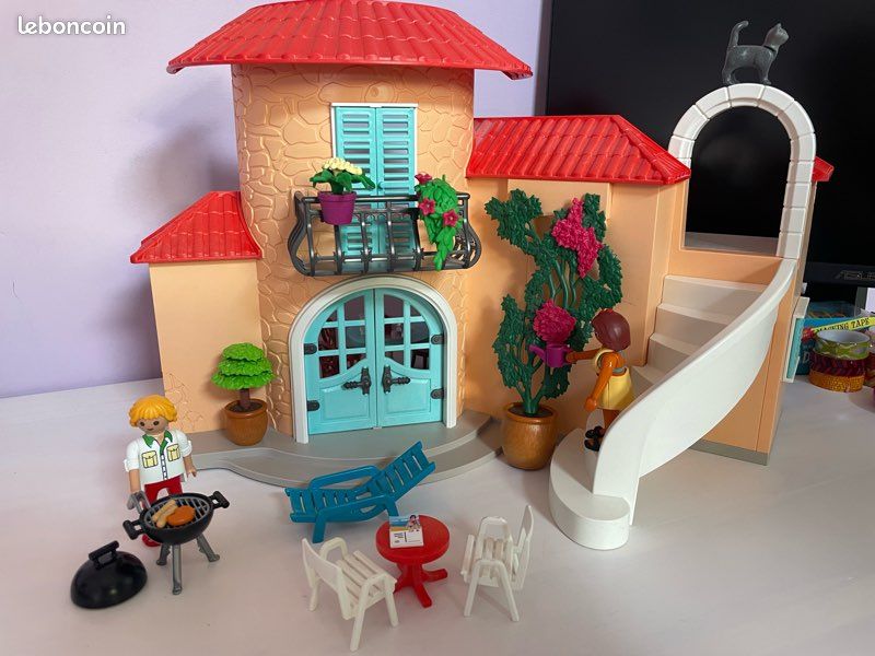 Uitverkocht - 9420 - PLAYMOBIL VAKANTIEVILLA OP OP - In de ruime
