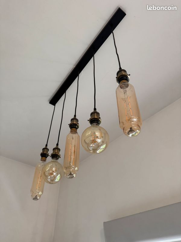 Suspension maison du monde + 5 ampoules XXL Leroy Merlin (image 3)