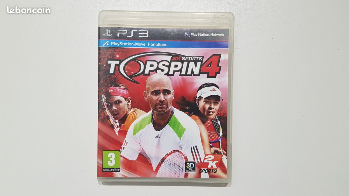 Topspin 4 Sur PS3 – Jeu De Tennis – Avec Notice – Bon état