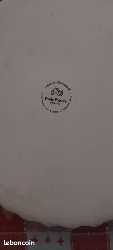 Plat à tarte poole pottery (image 2)