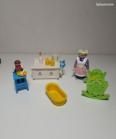 PLAYMOBIL VINTAGE 1900 vie quotidienne enfant et bébé set 5406 de 1990 EUR 7,00 - PicClick FR