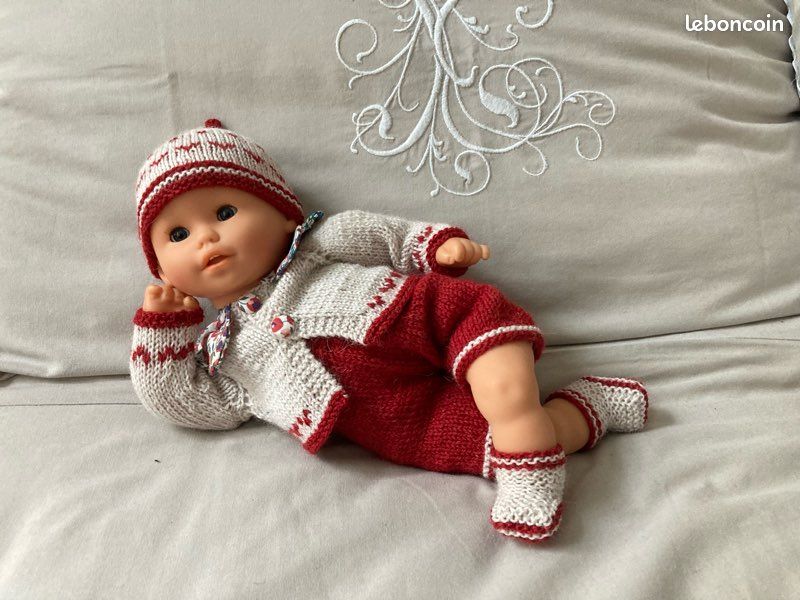 Poupée Corolle Bébé Micky 30 Cm De 1993 - Avec Vêtements D'origine, Comme Neuf, Occasion