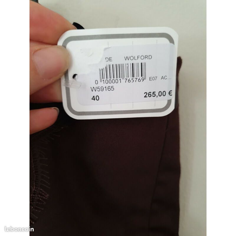 Jupe Wolford Marron - Taille 40 (L) - Neuf Avec Étiquettes - Modèle PB 265