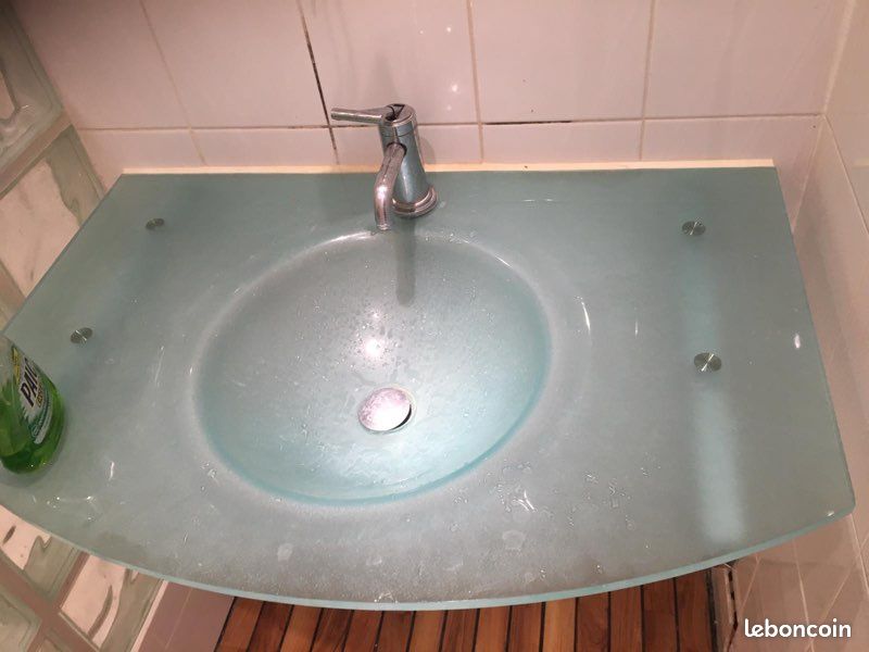 Lavabo en verre trempée (image 3)
