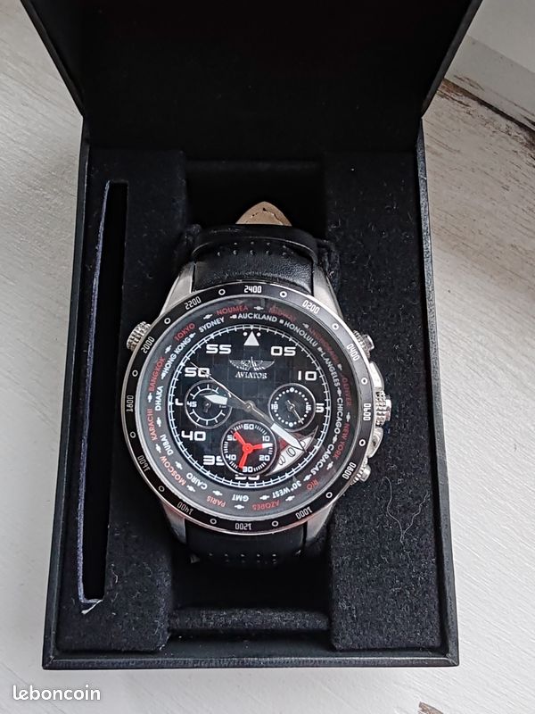 Chronograph Avw7770g59 Price Montre D'Aviator Série F AVW7770G59