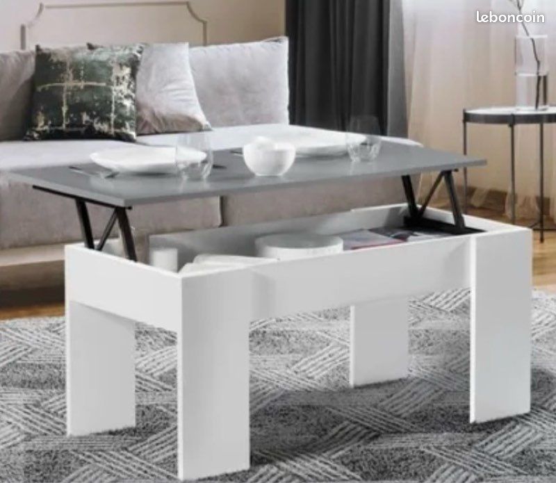Table basse escamotable moderne (image 1)