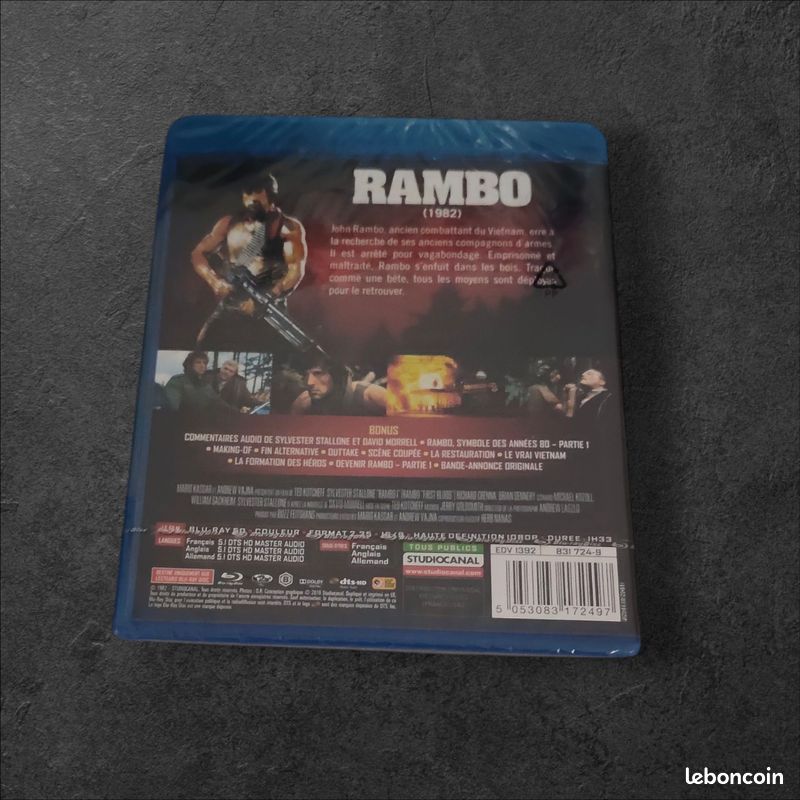 Blu-ray Rambo NEUF (image 2)