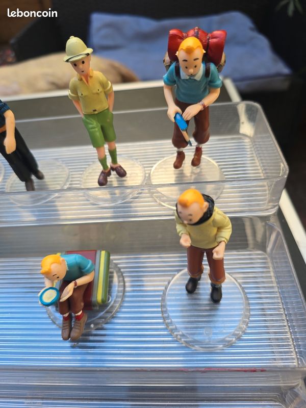 Lot De 6 Figurines Tintin En PVC - Idéal Pour Collection, Décoration Ou Cadeau - Neuf, Personnages De La Bande Dessinée