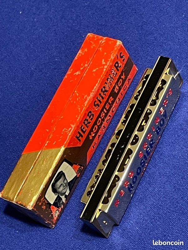 Magnifique et rare harmonica diatonique Hohner Herb Schriner - collector (image 4)