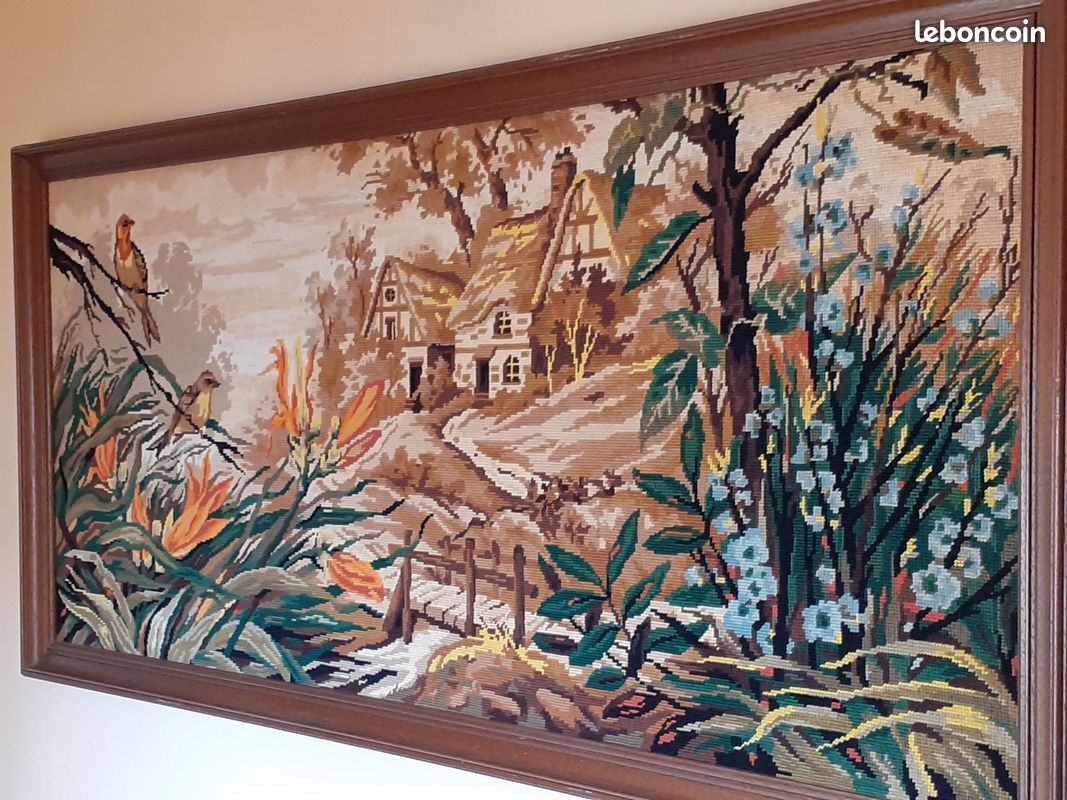 Très grand tableau champêtre (image 2)
