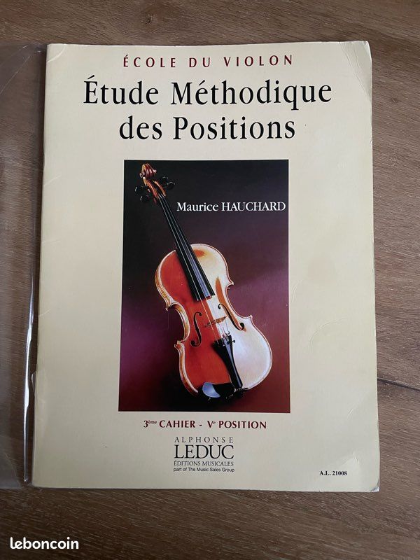 Étude méthodique des positions (3eme cahier-5eme position) (image 1)
