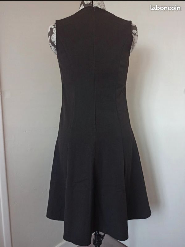 Robe Moulante Femme Pourquoi Pas Nous - Noire Et Grise - Taille M - Sans Manches - NEUF