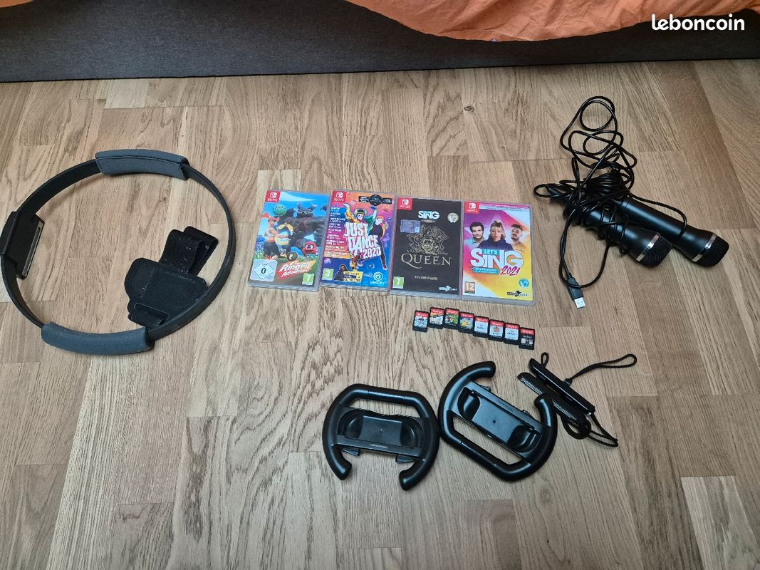 Lot jeux + accessoires Nintendo switch (image 1)