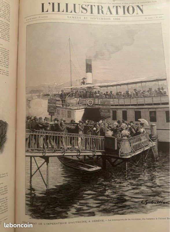 Semestres reliés du journal l'illustration après 1900- à venir chercher rapidement (image 3)