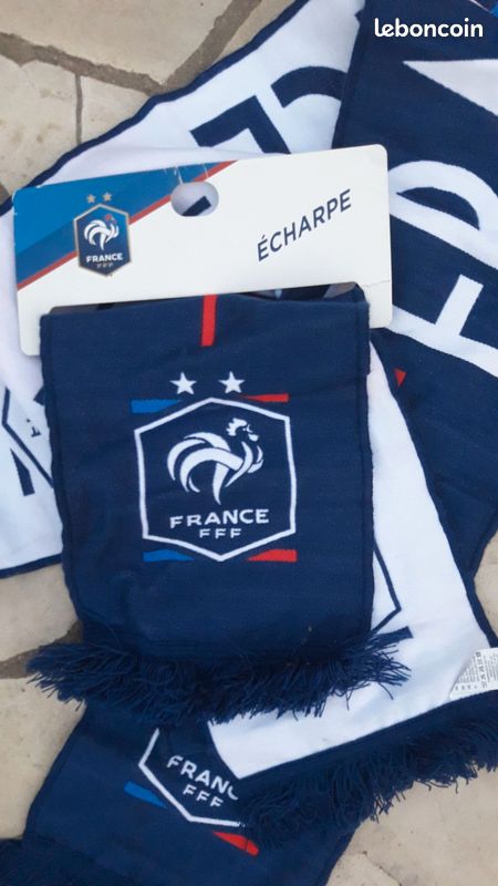 Écharpe Officielle Equipe De France De Football FFF – Acrylique 140 Cm, Collection 2024