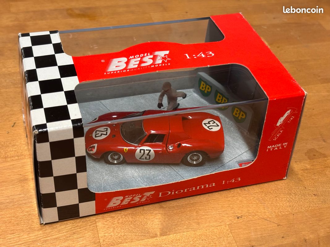Modèle Miniature Ferrari 250 LM Prova - Échelle 1/43, Marque Best Model - Neuf En Boîte - Occasion (état Comme Neuf)