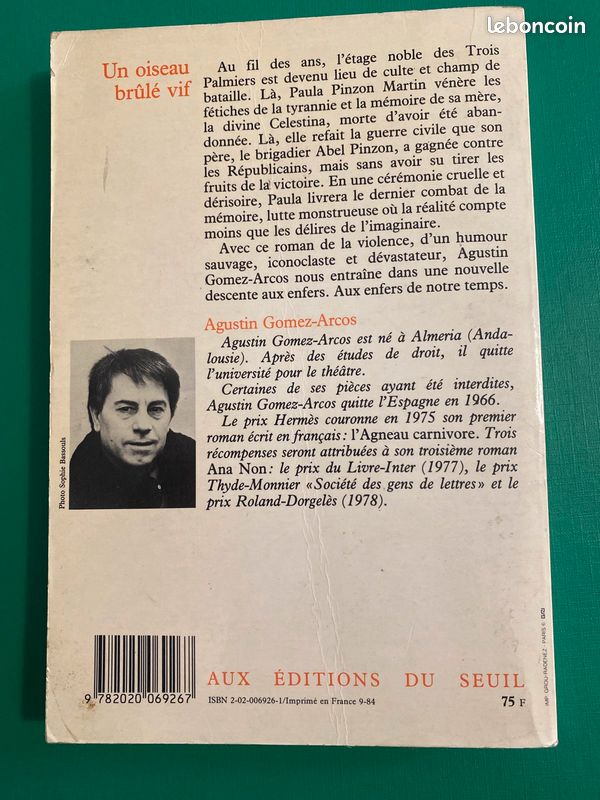 Un oiseau brûlé vif - Agustín gomez arcos (image 3)
