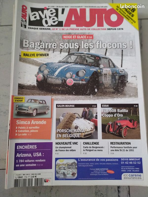 Magazine la vie de l'AUTO N°1704 (image 1)