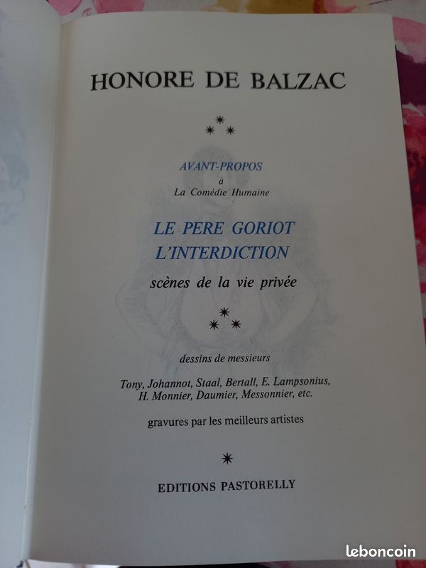 Le père Goriot d'Honoré de Balzac (image 2)