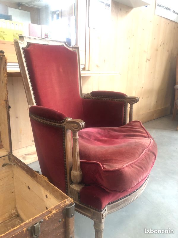 Fauteuil Bergères Louis XVIe (image 2)
