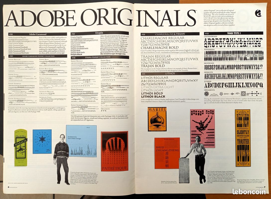 FONT & FUNCTION Fall 1989 et Spring 1990- The Adobe Type Catalog (image 6)