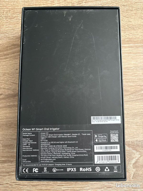 Oclean W1 Air Flosser (image 4)