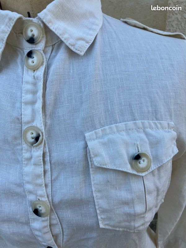 Robe en lin écru (image 2)