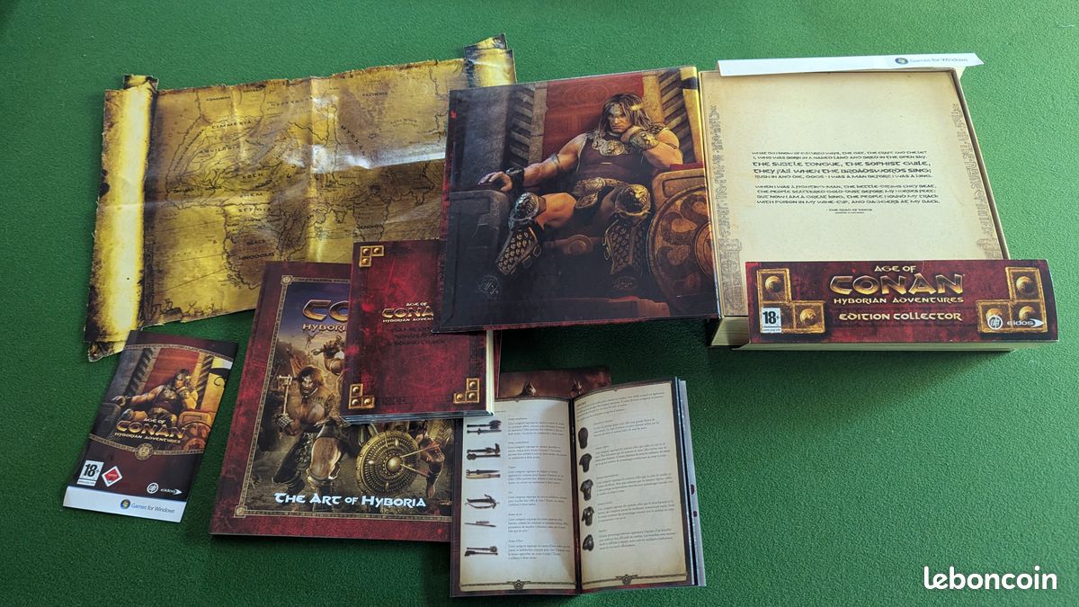 Coffret Jeu PC - Age of Conan Édition Collector Numérotée (Complet) (image 14)
