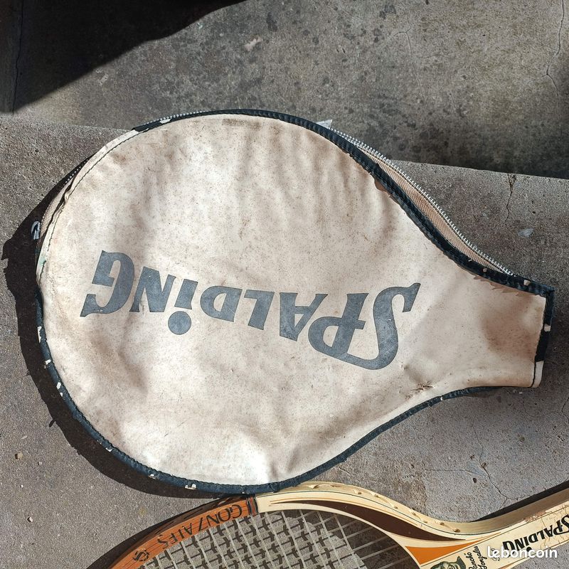 antigua raqueta de tenis spalding - pancho gonz - Acheter Matériel ancien d'autres sports sur todocoleccion