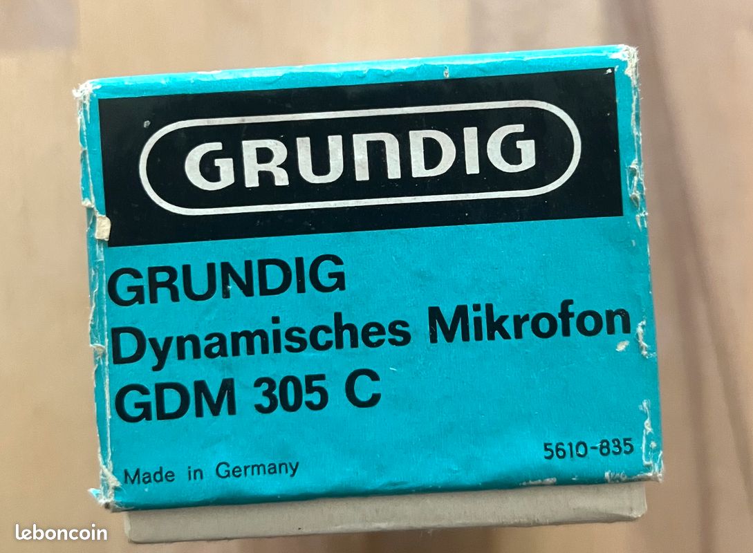 GDM305 Microphone/PU Grundig Radio-Vertrieb, RVF, Radiowerke; Fürth