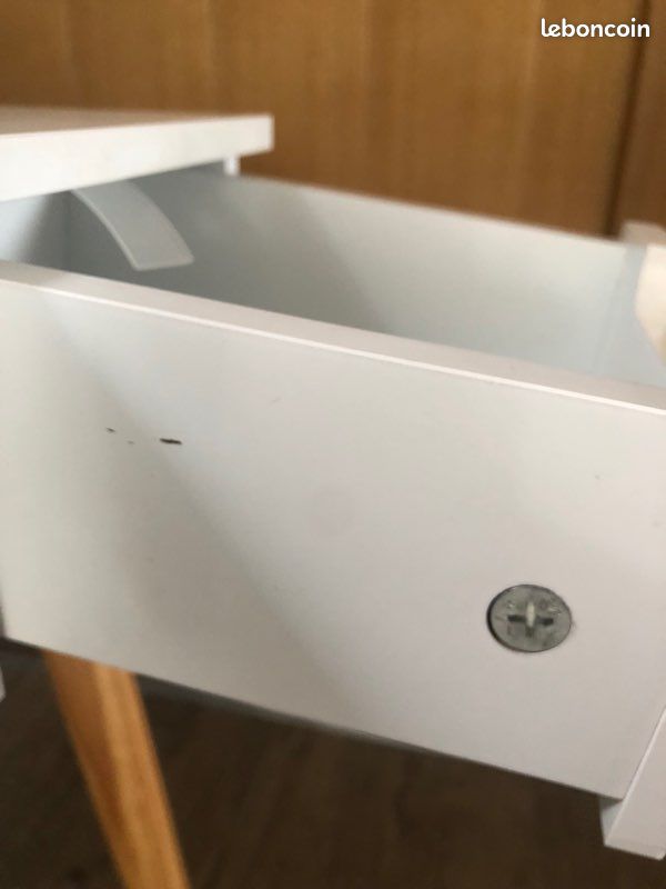 Coiffeuse blanche avec miroir (image 7)