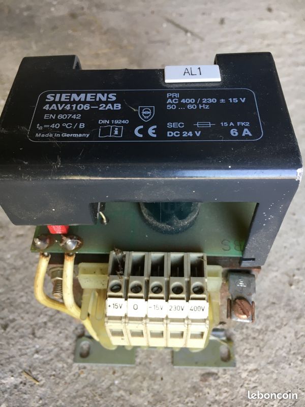 Alimentation Siemens 24V DC 6A (image 1)